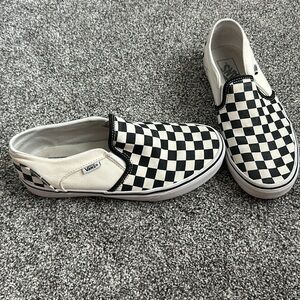 Vans checkered shoes women size 7.5